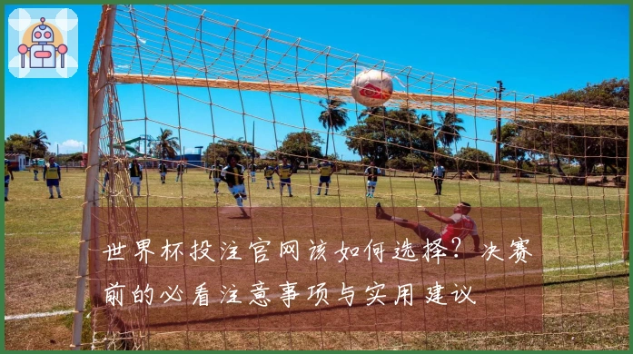 世界杯投注官网该如何选择？决赛前的必看注意事项与实用建议