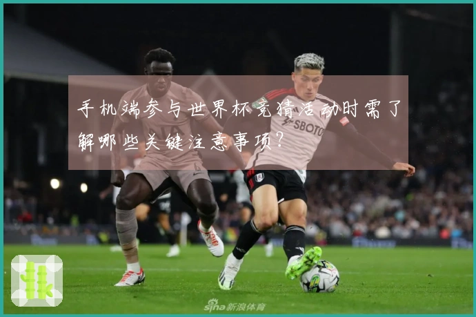 手机端参与世界杯竞猜活动时需了解哪些关键注意事项？