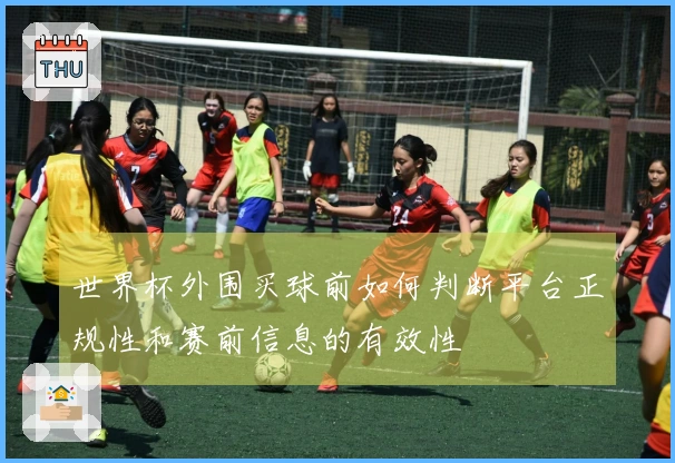 世界杯外围买球前如何判断平台正规性和赛前信息的有效性